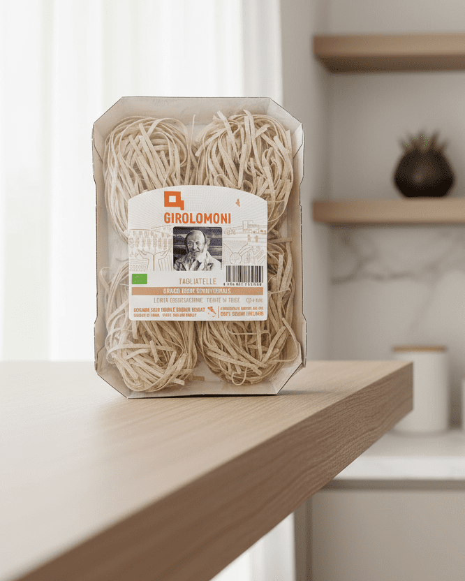 Tagliatelle BIO semi-integrali trafilatura ruvida - Girolomoni