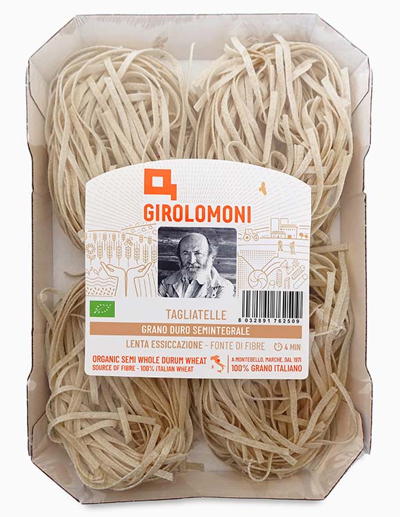 Tagliatelle BIO semi-integrali trafilatura ruvida - Girolomoni