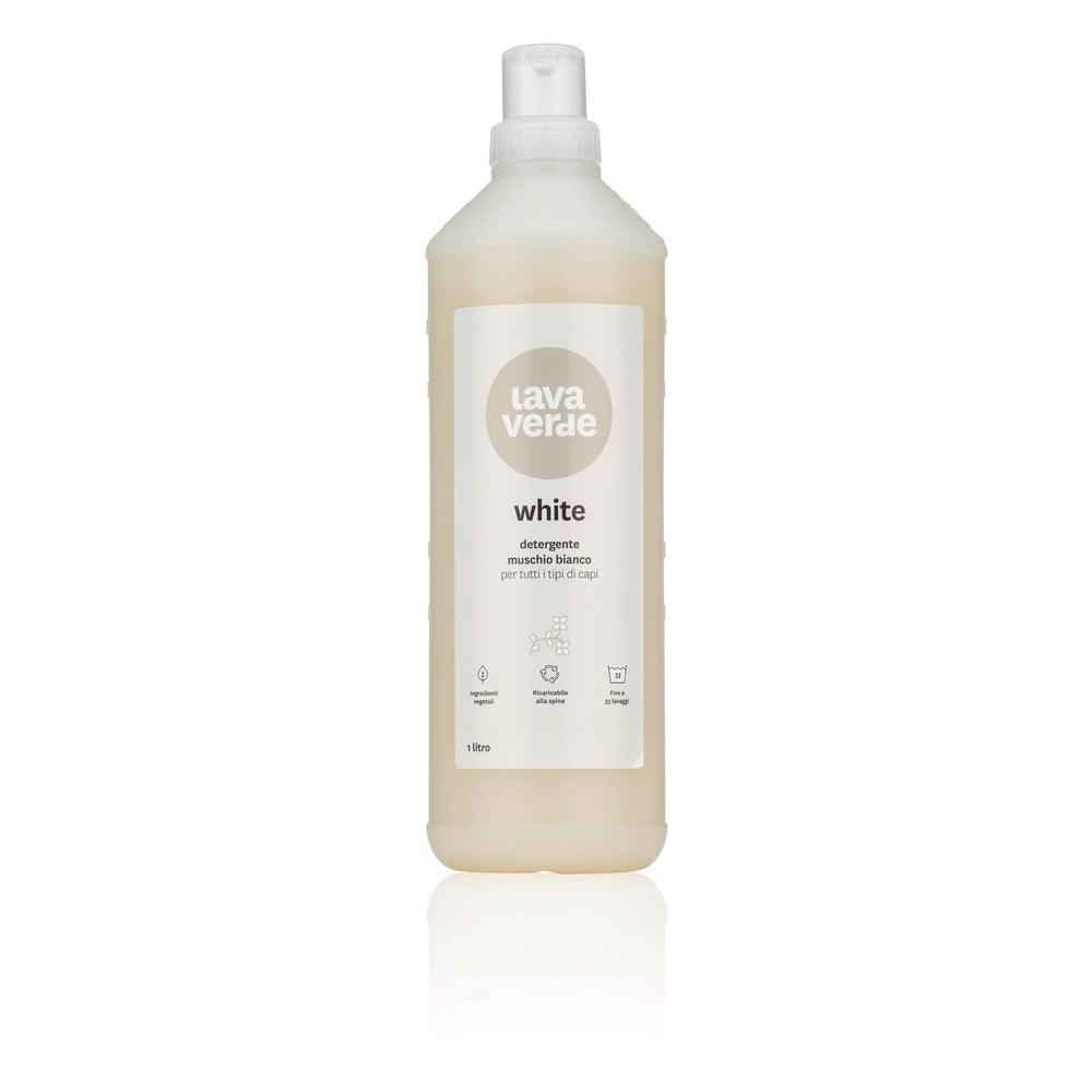 white detergente lavaverde sfuso